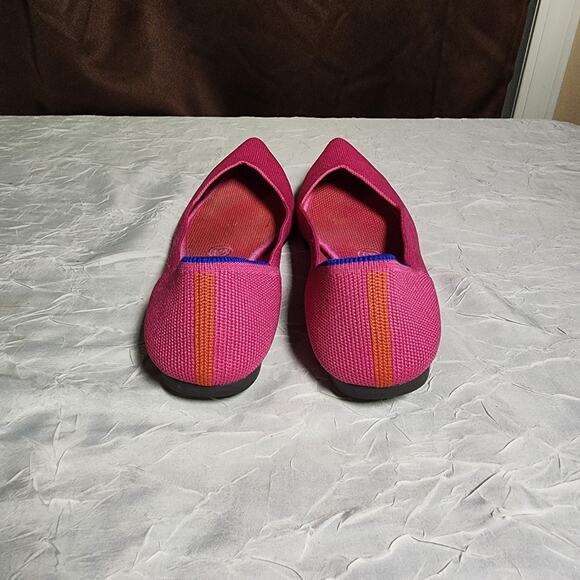 Rothy's The Point Dragon Fruit Shoes Flats Womens Size 7 Balletcore Feminine - Picture 4 of 6